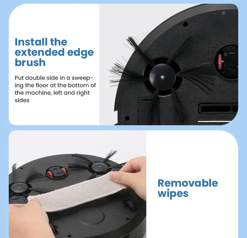 Zai Xiao 5-in-1 Wireless Smart Sweeping Robot Multifunctional Ultra-quiet Vacuum Mopping and Humidifying Home Appliance