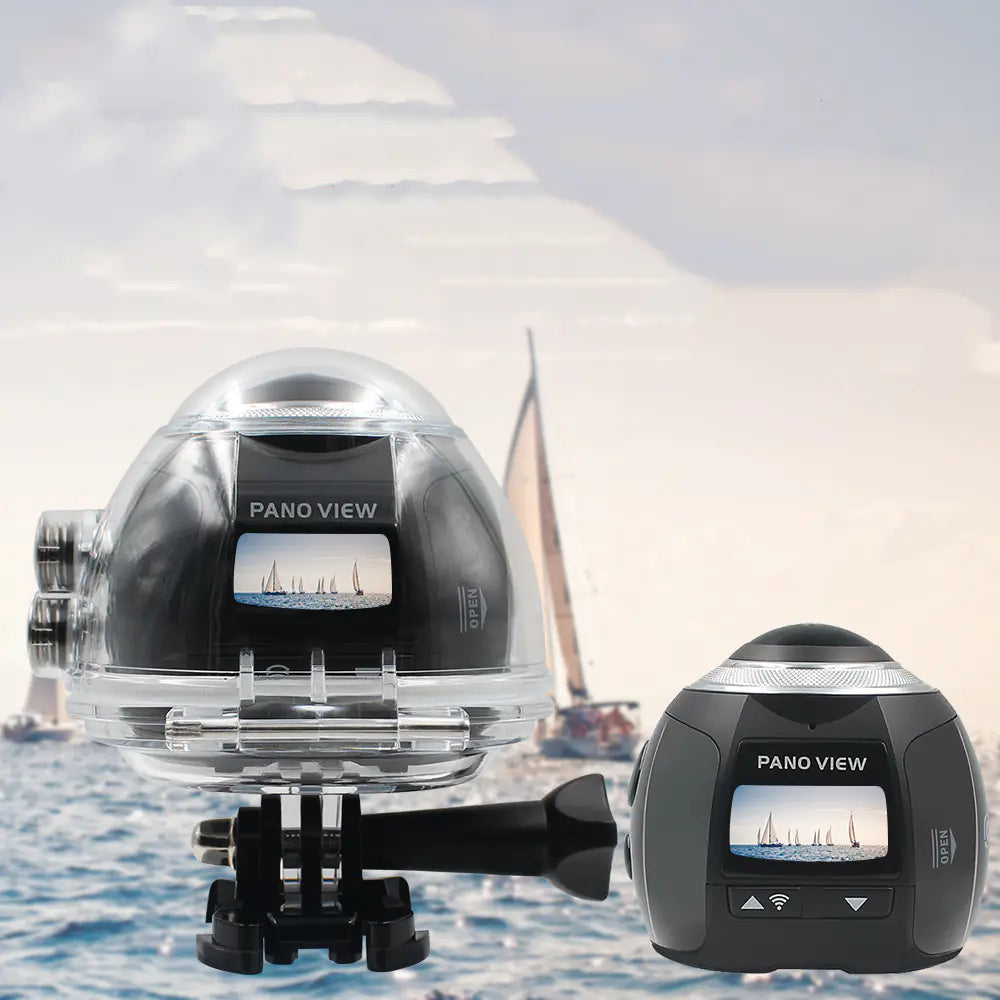 360-Degree VR Sports Camera with 4K Waterproof DV