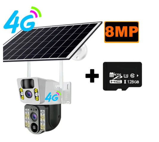 V380 Solar Monitor 360° HD Outdoor Camera (Single Unit)