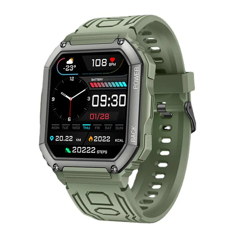 KR06 Smart Watch with Step and Heart Rate Tracking