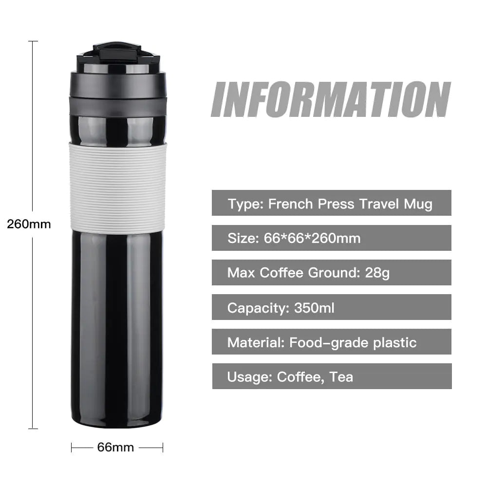 American French Press Portable Coffee and Tea Maker