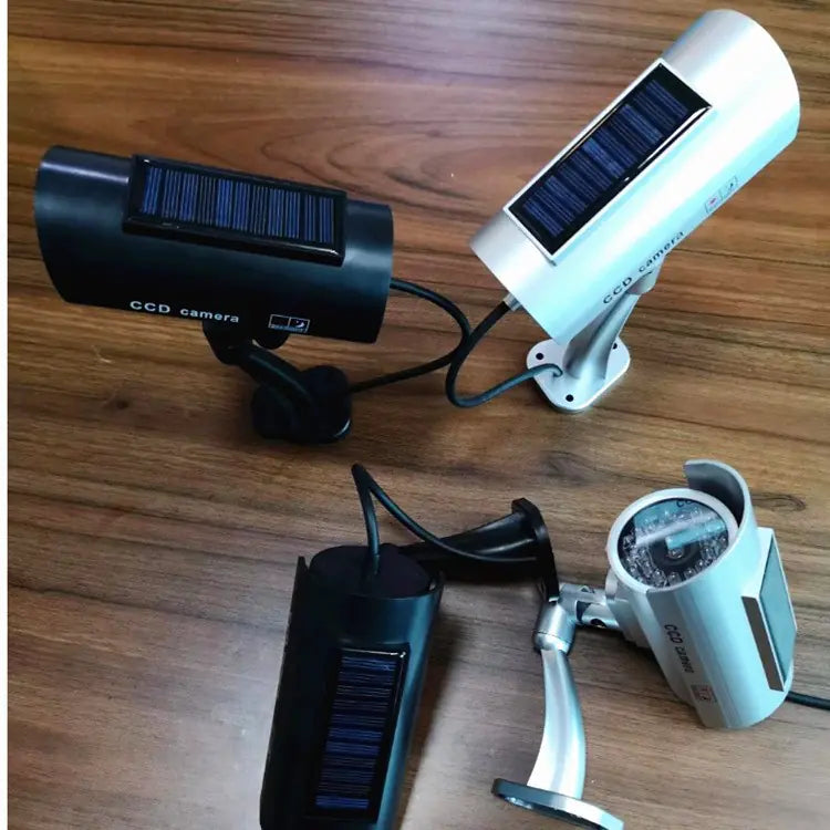 Gun-Shaped Solar Simulation CCTV Camera for Home Security