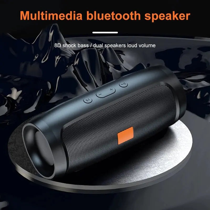 Portable Bluetooth Stereo Speaker with FM and Subwoofer