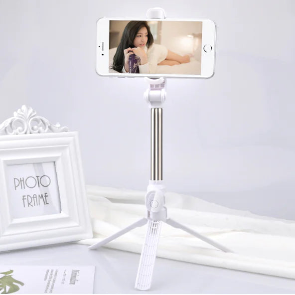 Tripod Selfie Stick with Bluetooth for Phones