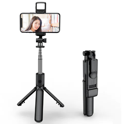 Bluetooth Selfie Stick for Phones - Tripod & Holder