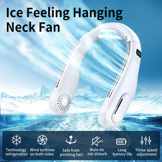 2023 Neck Fan - Leafless Portable Air Conditioner