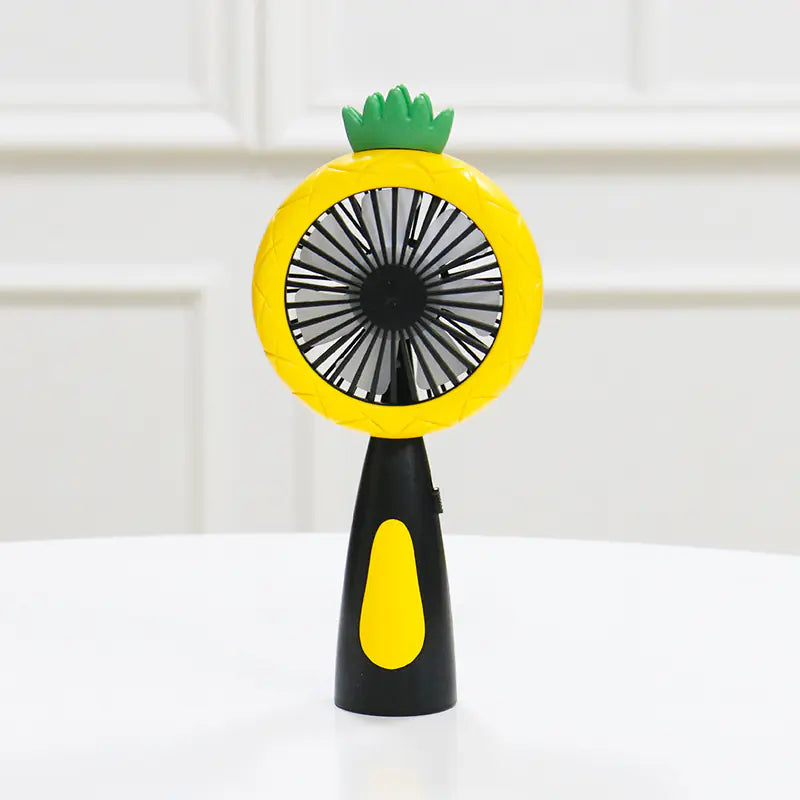 Portable USB Summer Quiet Cartoon Fruit Fan