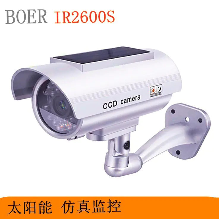 Gun-Shaped Solar Simulation CCTV Camera for Home Security