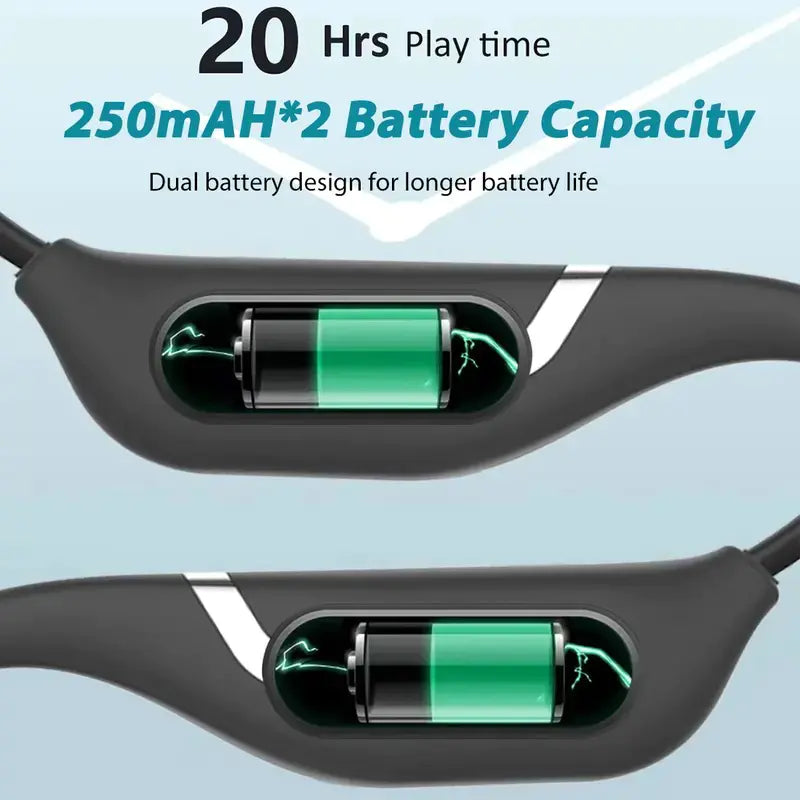 Waterproof Lightweight Bone Conduction Earphones for Sports