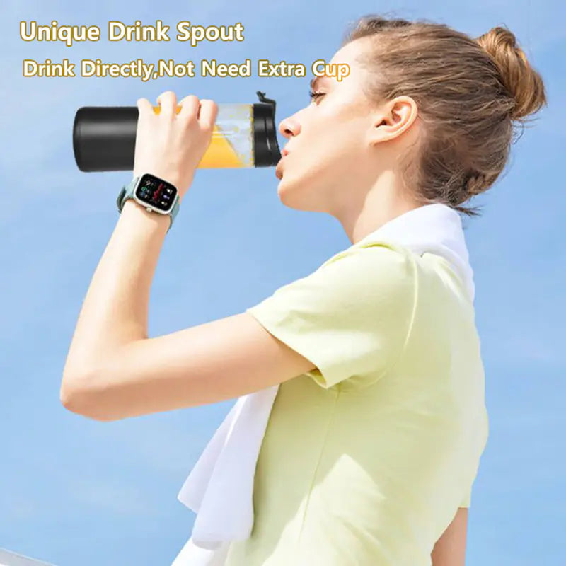Mini Portable Electric Blender Bottle for Smoothies