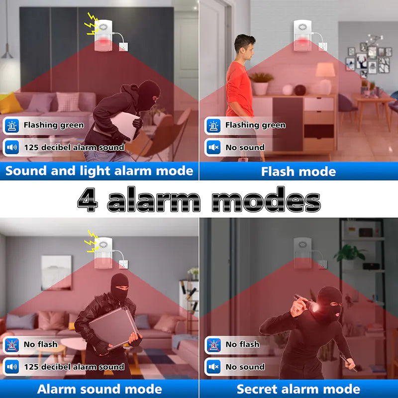 WiFi APP Home Anti-theft Alarm with Motion Detector