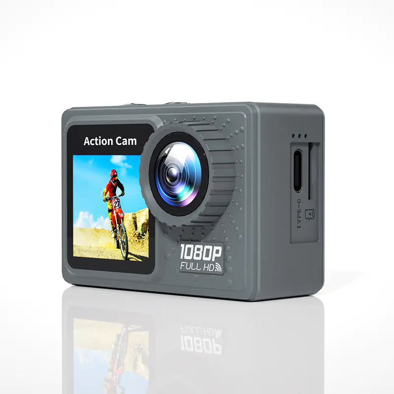 New Sports Camera with Dual Screen and WiFi