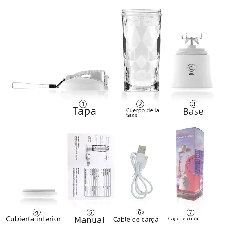 Portable Electric Juice Cup and Blender for Kitchen