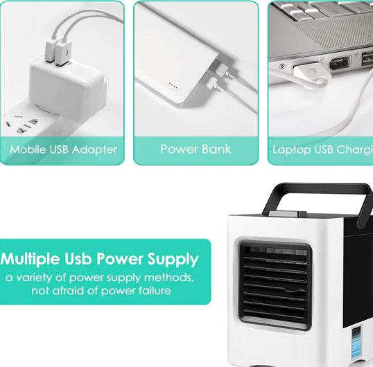 Mini Portable Air Conditioning Fan for Office Use