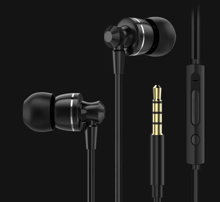 Universal In-Ear Wired Headphones with Microphone HIFI